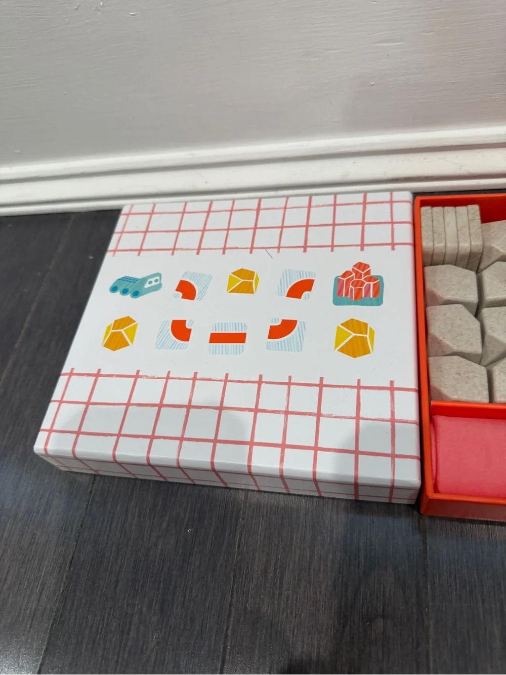 NWT Lovevery Rover Route Red Grid Strategy Game for Kids Learning Toy